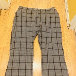 Able Women’s Plaid Gray Pants Sz 20
